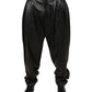 Black Lamb Leather Trousers Men Pants