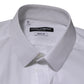 White Cotton GOLD Long Sleeves Formal Men Shirt