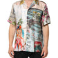 Multicolor Silk Opera Print Men Casual Shirt