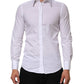 White Cotton MARTINI Long Sleeve Dress Shirt