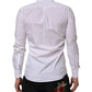 White Cotton MARTINI Long Sleeve Dress Shirt