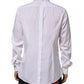 White Cotton GOLD Long Sleeves Formal Shirt