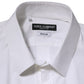 White Cotton GOLD Long Sleeves Formal Shirt