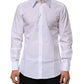 White Cotton Slim Fit Dress Formal Men Shirt