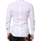 White GOLD Cotton Long Sleeves Dress Men Shirt
