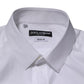 White Cotton GOLD Formal Men Longsleeves Shirt