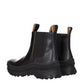 Black Leather Ankle Boots