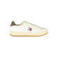 White Leather Women Sneaker