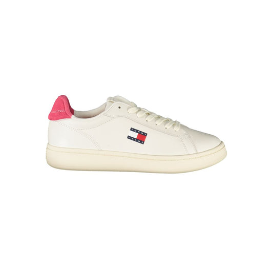 White Leather Women Sneaker