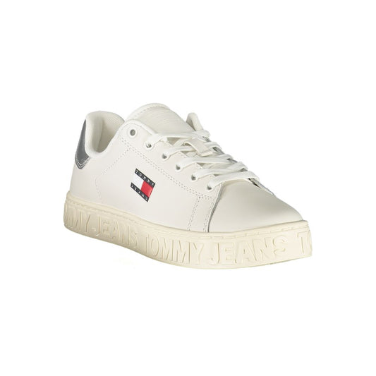 White Leather Women Sneaker