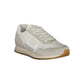 White Polyester Men Sneaker