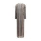 Striped long Dress with sequins