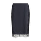 Satin Skirt with lace details