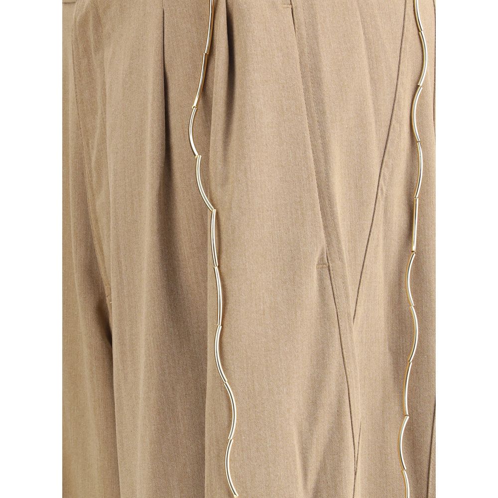 Chain adorned Phebe Pants