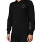 Black Cashmere Polo Men Longsleeves Sweater