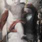 Black Cashmere Cherub Print Baroque Sweater