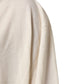 Ivory Virgin Wool Men V-Neck Knit Sweater