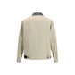 Cotton Harrington Jacket with leather details