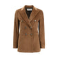 Double-breasted corduroy Blazer