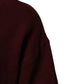 Burgundy Cotton Plaid Lined Men Hoodie Sweater