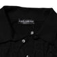 Black Silk Jacquard DG Polo Shirt T-shirt