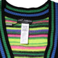 Multicolor DG Logo V-Neck Knit Pullover Sweater