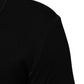Black Cotton Button Up Men Cardigan Sweater