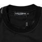 Black Cotton Embroidered DG Logo Pocket T-shirt