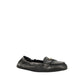 Vintage-effect Leather Loafers