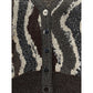 Wave pattern boxy Cardigan