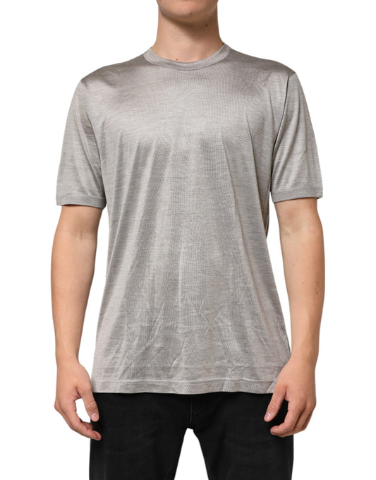 Beige Hazelnut Cotton Shortsleeve Shirt T-shirt