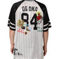 Tradizione Graffiti Print Oversized Men T-shirt