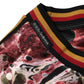 Multicolor Polyester Marble Print Oversize T-shirt