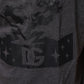 Black Charcoal DG Logo V-Neck Men T-shirt