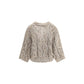 Dazzling Chiné wool Cardigan