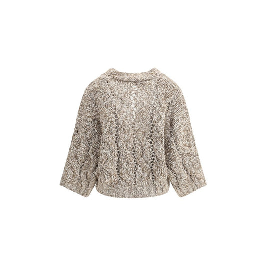Dazzling Chiné wool Cardigan