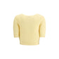 Short sleeve mohair Sweater