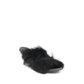 Fur-trimmed mules Sandals