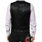 Black Wool Dress Formal Men Waistcoat Vest
