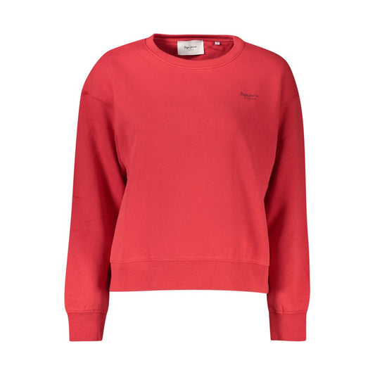 Red Cotton Women Sweater