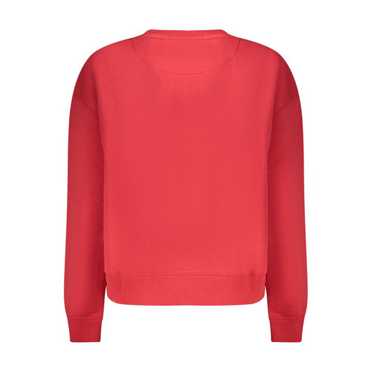 Red Cotton Women Sweater