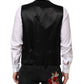 Black Wool Dress Formal Men Waistcoat Vest