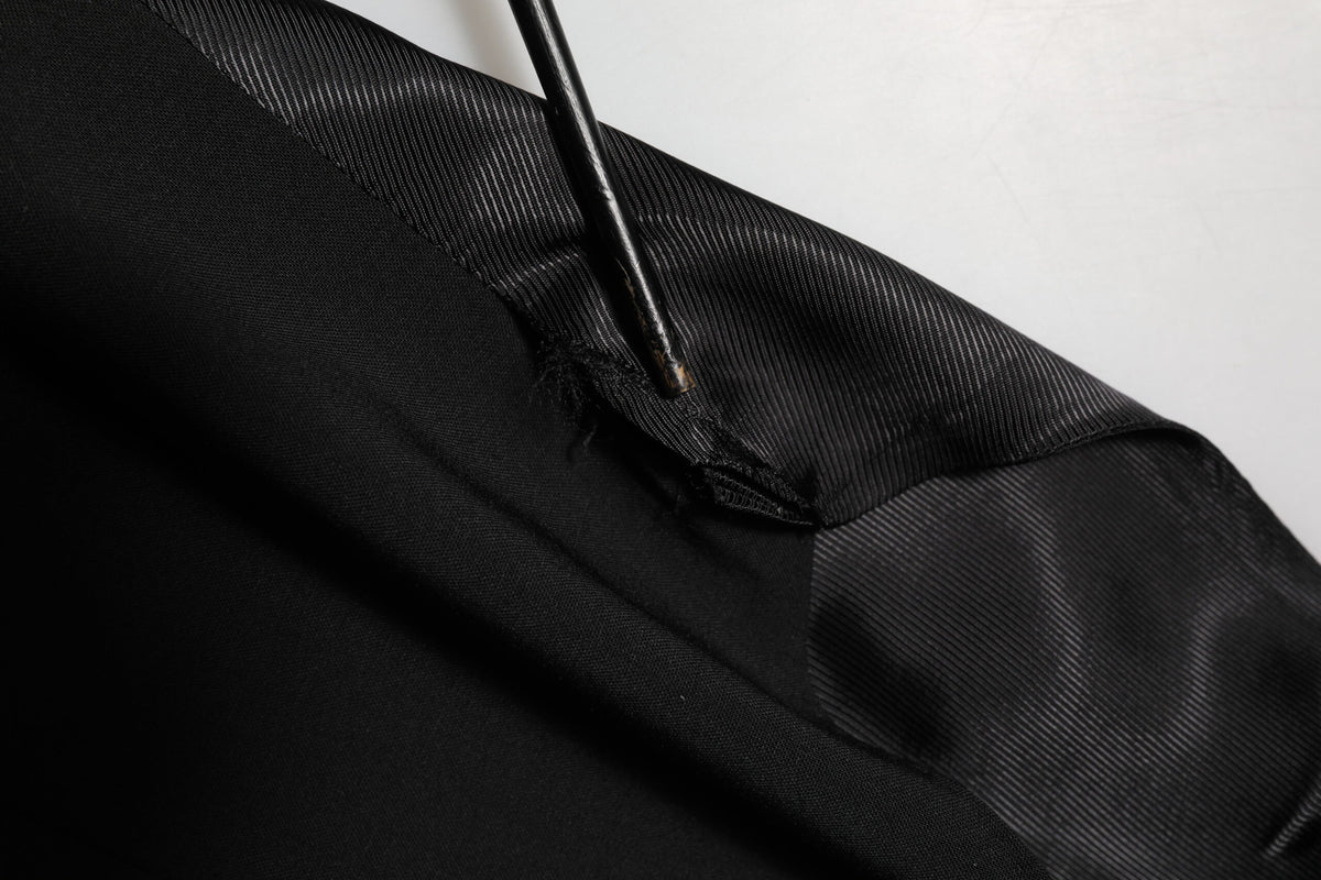 Black Wool Dress Formal Men Waistcoat Vest