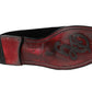 Black Velvet Slip On Men Loafers Formal Shoes