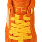 Orange Leather P.j. Tucker Men Sneakers Shoes