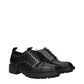 Black Leather Oxfords And Derbies