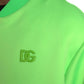 Neon Green Polyester Long Sleeves Men Bomber Jacket