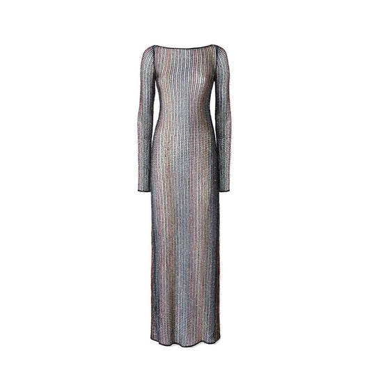 Handcrafted Knit Midi Dress