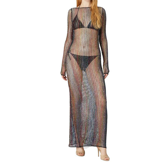 Handcrafted Knit Midi Dress