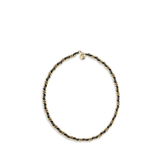 Leather and chain Belt